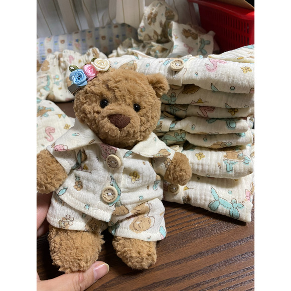 Bartholomew bear cute clothes outfits - Birthday puppy sleepwear(tiny) - Picture 1 of 2